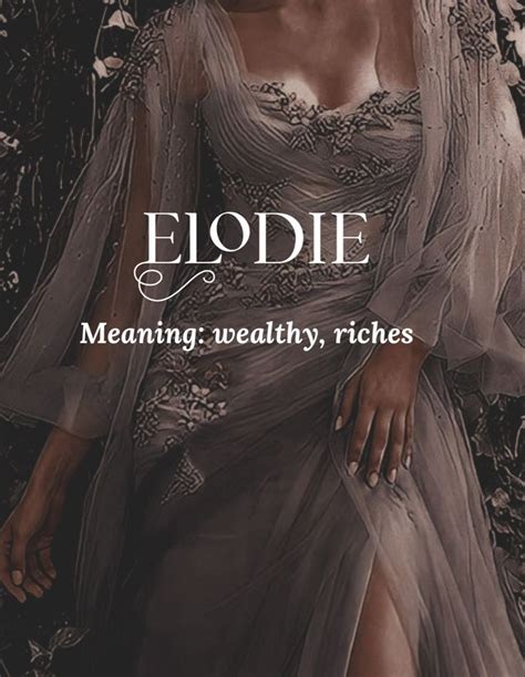 what does elodie mean